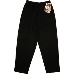 Cricket Lane Black Elastic Waist Pull On Lounge Pants Size 12 NWT
